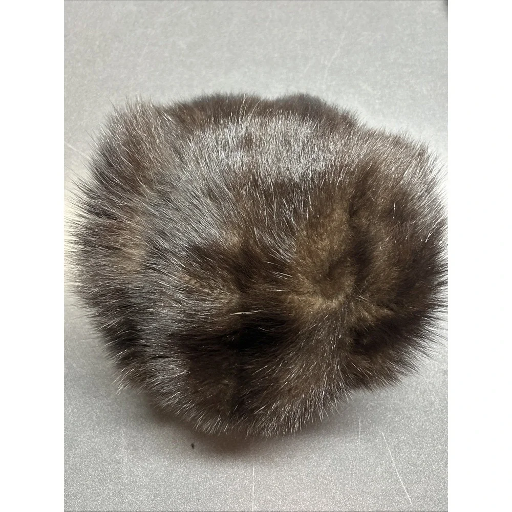 Vintage Mink Fur Hand Warmer Muff 10